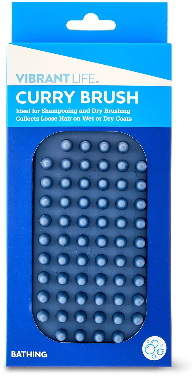 Alt view image 6 of 6 - Vibrant Life Single-Sided TPR Dog Curry Brush, 1 Count