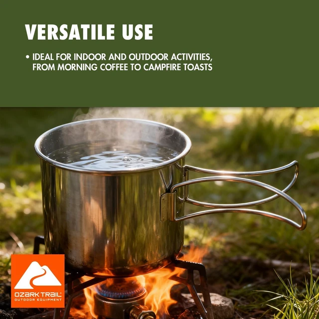 Alt view image 4 of 5 - Ozark Trail 18 oz 18/8 Stainless Steel Camping Coffee Cup