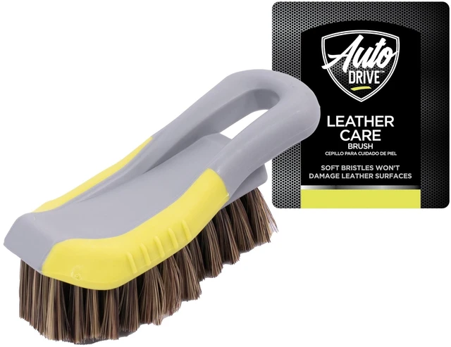 Alt view image 3 of 6 - Auto Drive 6 in Soft Bristle Leather Care Car Cleaning Brush