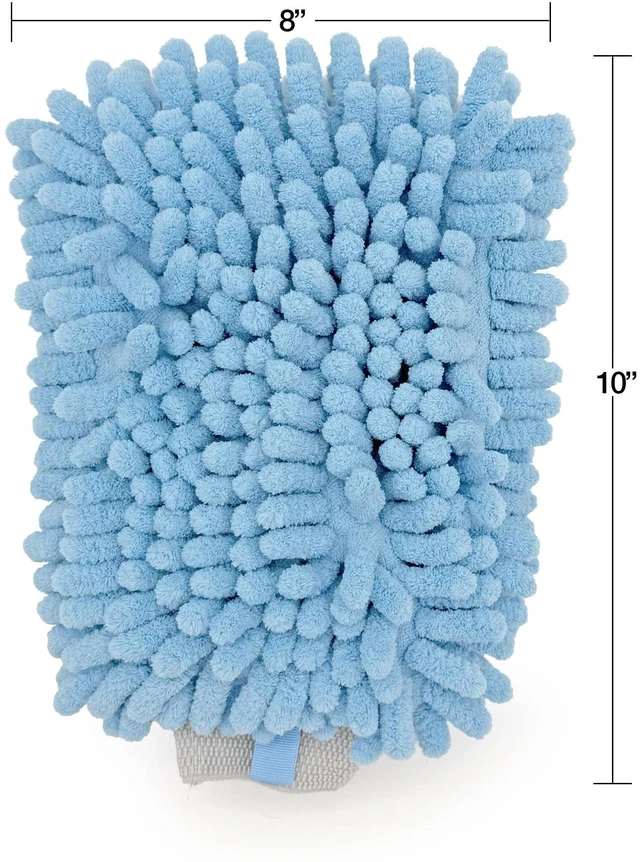 Alt view image 4 of 6 - Auto Drive Microfiber Car Wash Mitt, Blue, 1 Count