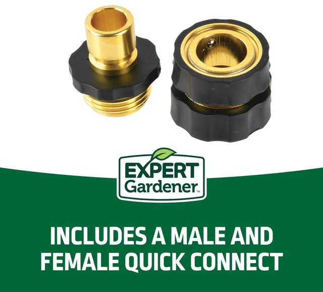 Alt view image 2 of 4 - Expert Gardener Aluminum Quick Hose Connector Set