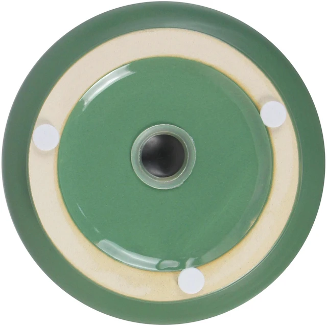 Alt view image 5 of 6 - Mainstays Petra 6in Round Green Ceramic Planter