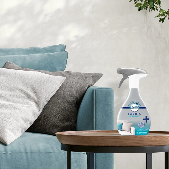 Alt view image 2 of 6 - Febreze Heavy Duty Crisp Clean Fabric Spray Air Freshener, Odor-Fighting, 27oz