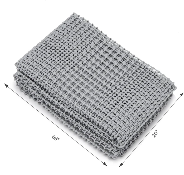 Alt view image 5 of 6 - Mainstays Non-Skid Non-Slip Rug Pad, 2'x6', Gray