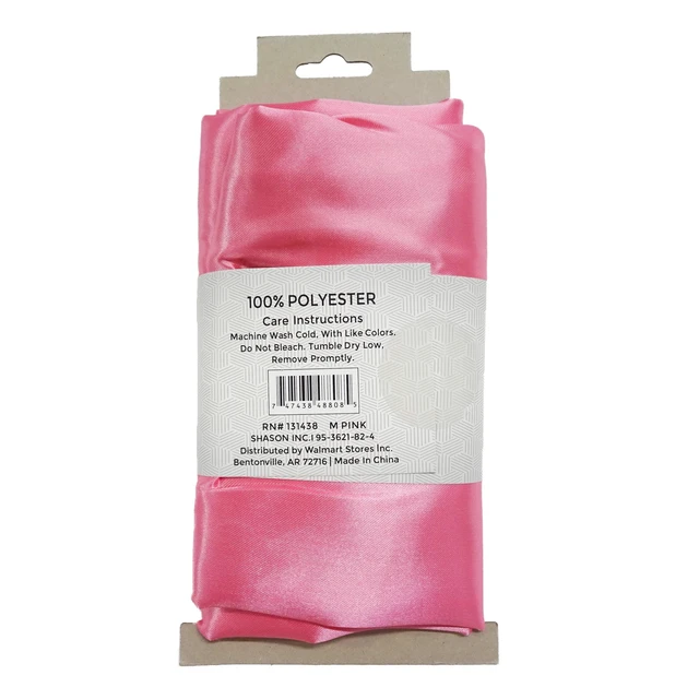 Alt view image 5 of 6 - Shason Textile 60" x 2 Yards 100% Polyester Satin Craft Fabric, Mild Pink