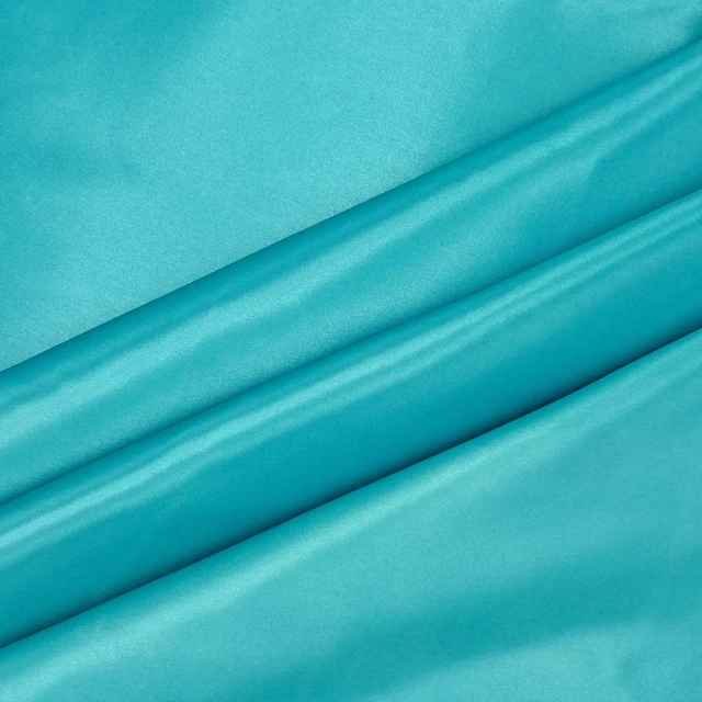 Alt view image 6 of 6 - Shason Textile Satin Precut Fabric 2 Yards Turquoise Special Occasion Costume