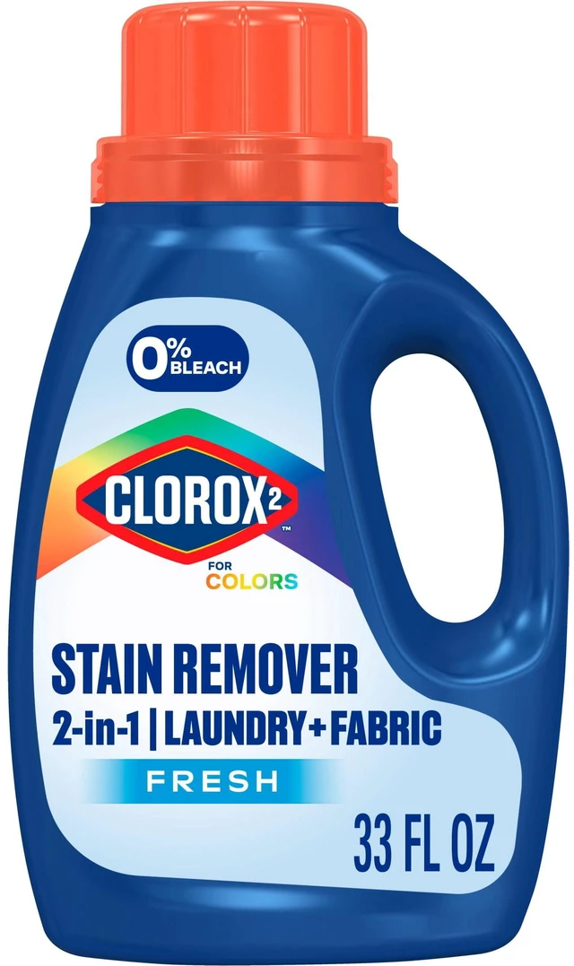 Main image of Clorox 2 for Colors Stain Remover, 2 in 1, Bleach Free, Fresh Scent, 33 Fl Oz