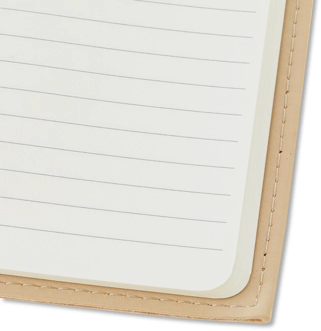 Alt view image 4 of 5 - Pen+Gear Simulated Suede Journal, 80 Ruled Pages, 4.5in x 8.2in, Dusky Taupe