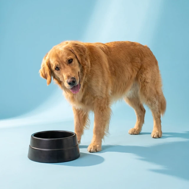 Alt view image 3 of 6 - Vibrant Life 13.25-Cup Large Crock Pet Bowl Black