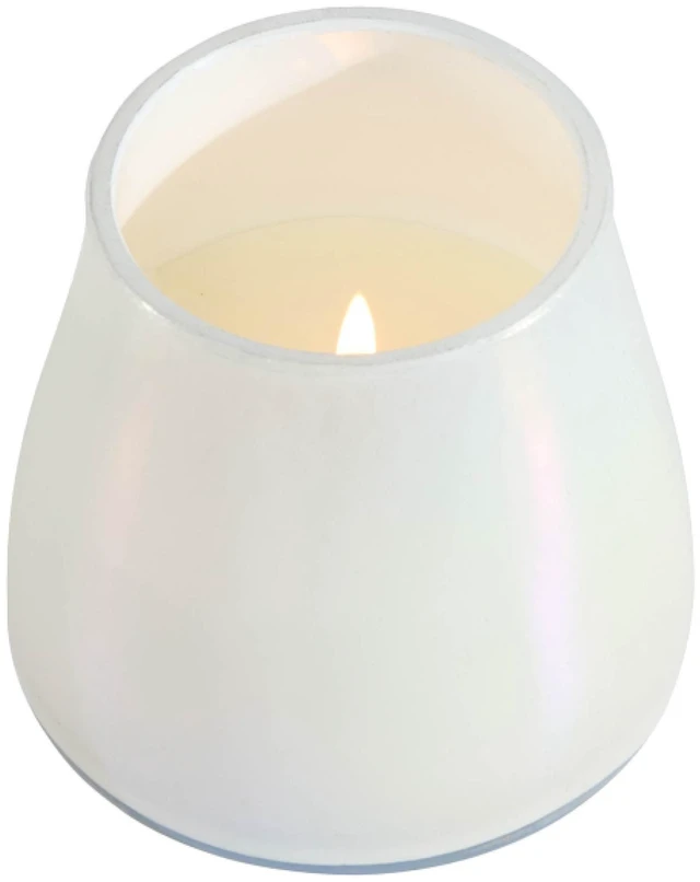 Alt view image 6 of 6 - Urban Shop 6.7" x 5.9" Iridescent Pink Mushroom Candle