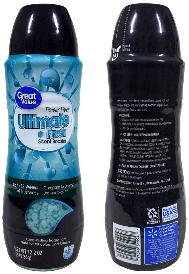 Alt view image 5 of 6 - Great Value Ultimate Fresh Scent Booster, Power Fresh, 12.2 oz