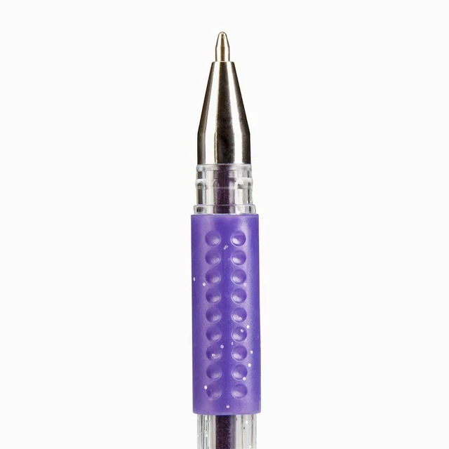 Alt view image 2 of 5 - KINGART Glitter Gel Pens Set, 30 Vibrant Colored Pens, for Adult Coloring, Art & Crafts
