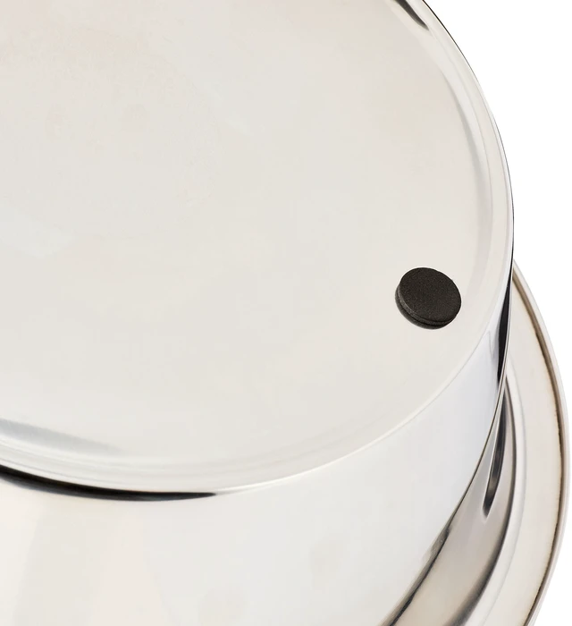 Alt view image 4 of 6 - Vibrant Life Medium 7.6-Cup Stainless Steel Pet Bowl (2-Pack), Silver