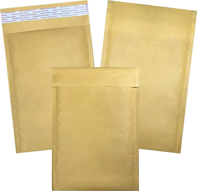 Main image of StarBoxes #1 15 Kraft Bubble Mailers 7.25x12" Self-Seal Padded Envelopes
