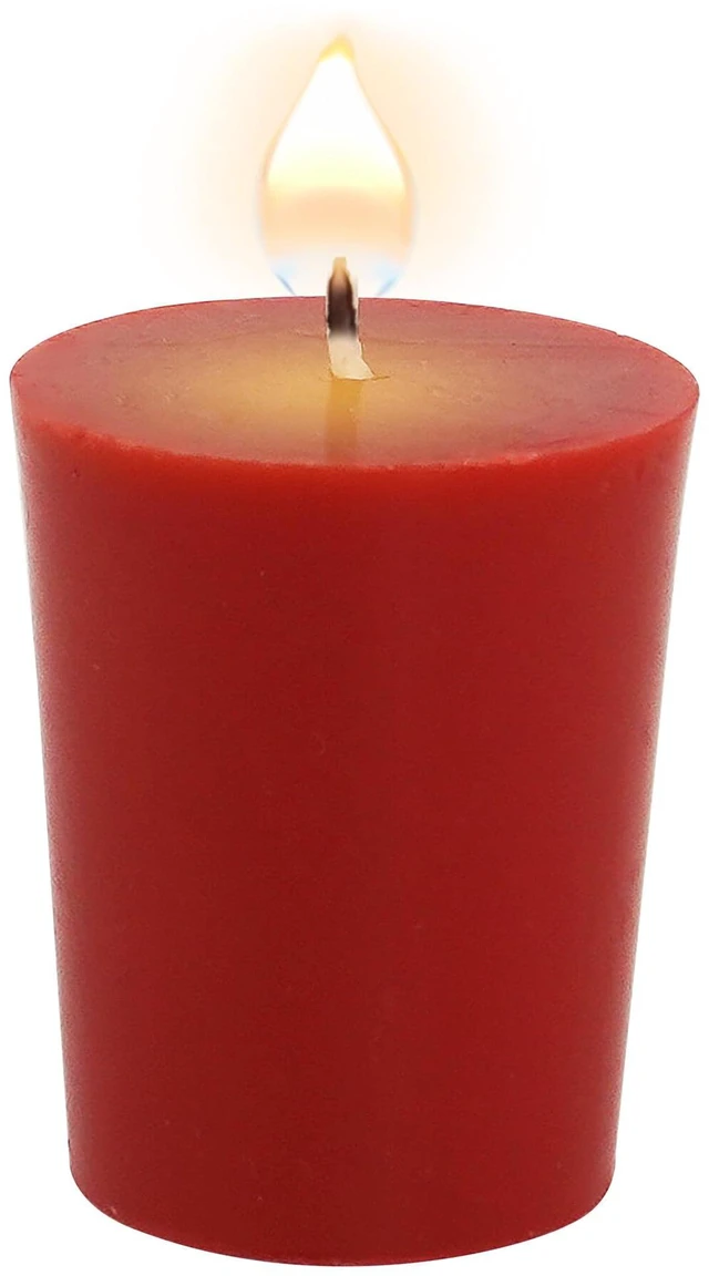 Alt view image 6 of 6 - Mainstays Paraffin Blend Wax Votive Candles, Unscented, Red, 2 Pack (4 Pack)