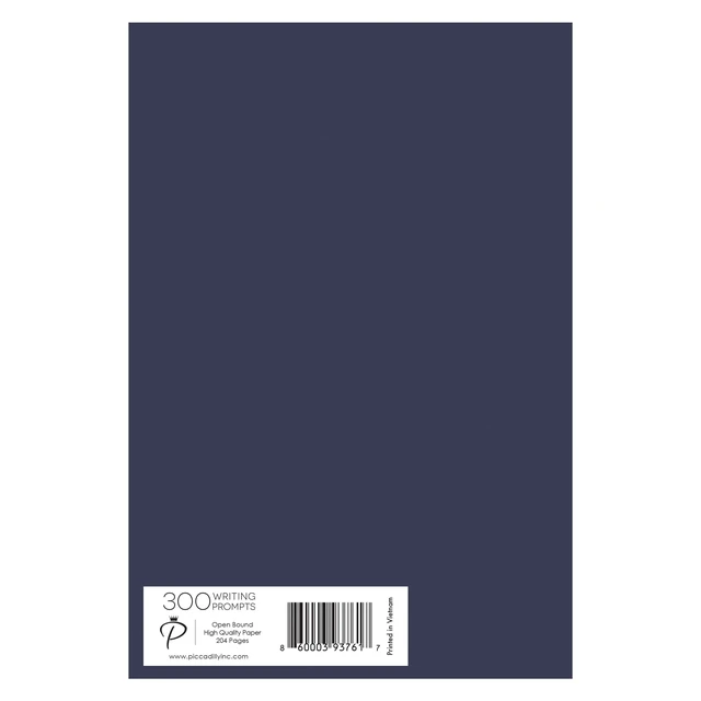 Alt view image 2 of 4 - Piccadilly 300 Writing Prompts Journal, 204 Pages, Navy Card Stock Cover