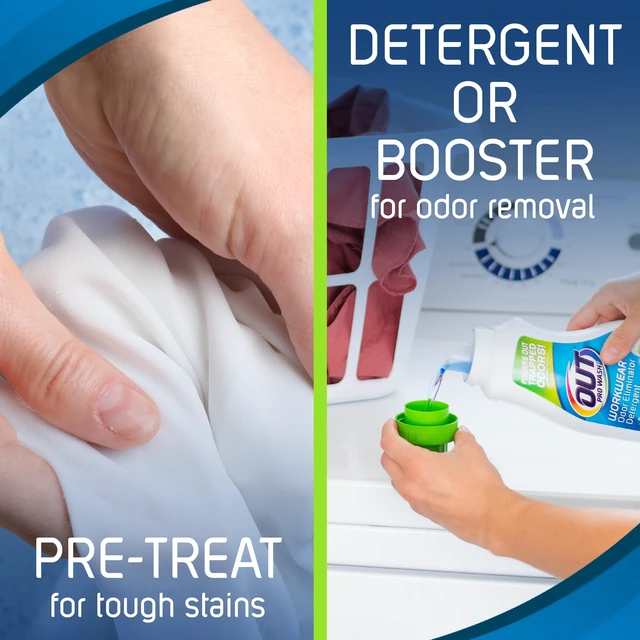 Alt view image 4 of 5 - Out ProWash Odor Eliminator Laundry Detergent Liquid, Unscented, 22 oz, 1 Count