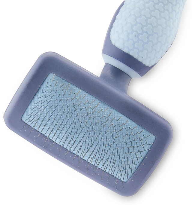 Alt view image 3 of 6 - Vibrant Life Dog Slicker Grooming Brush, Plastic, with TPR Grip