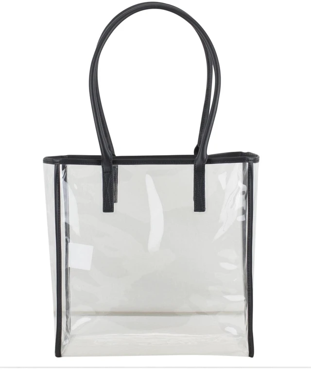 Alt view image 6 of 6 - Eastsport Clear All-Purpose Security Tote, Black