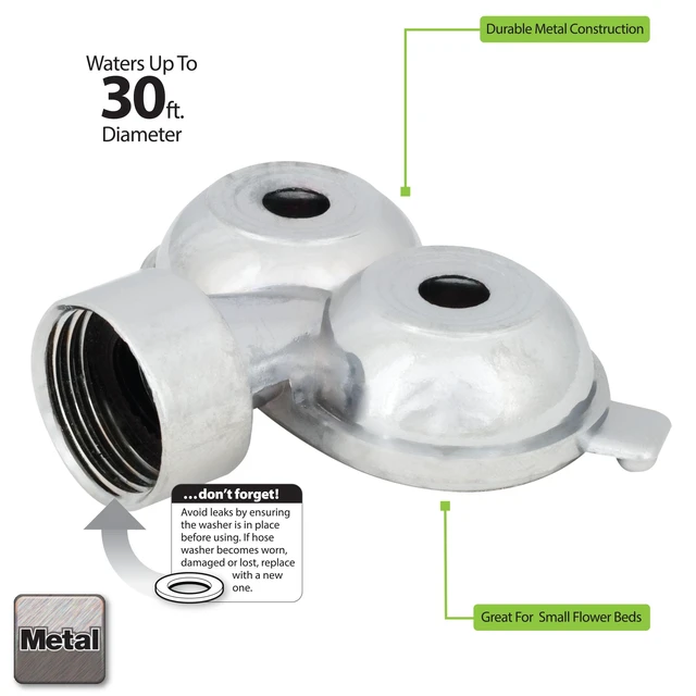 Alt view image 3 of 3 - Melnor Twin Spot Sprinkler