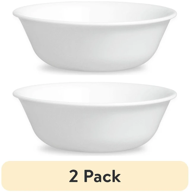 Main image of Corelle Winter Frost White 18oz Soup Bowl (2 Pack)