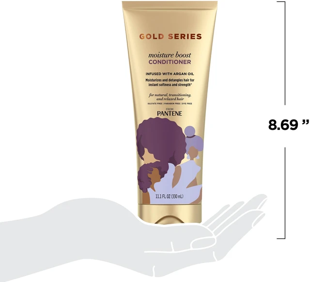 Alt view image 4 of 5 - Pantene Pro-V Conditioner Moisture Boost Gold Series 11.1fl oz