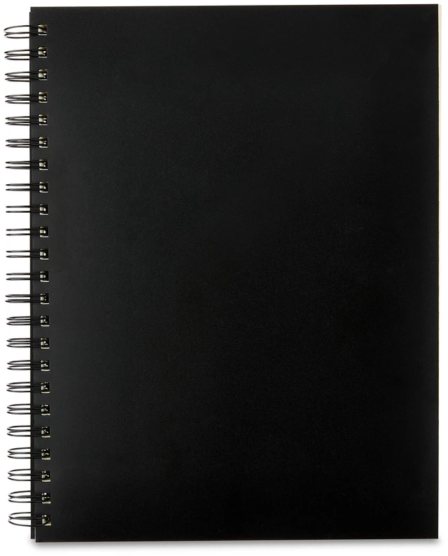 Alt view image 4 of 5 - Pen+Gear Spiral Sketch Book, 12in x 9in, 75 White Acid-Free Perforated Sheets