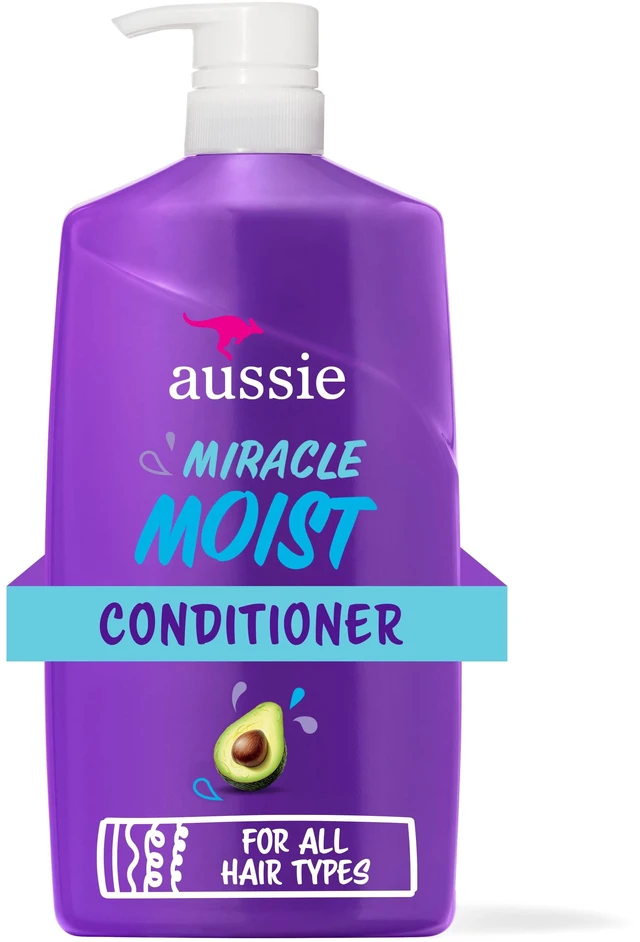 Main image of Aussie Miracle Moist Conditioner with Avocado, Paraben Free, for Dry Hair, 26.2 oz