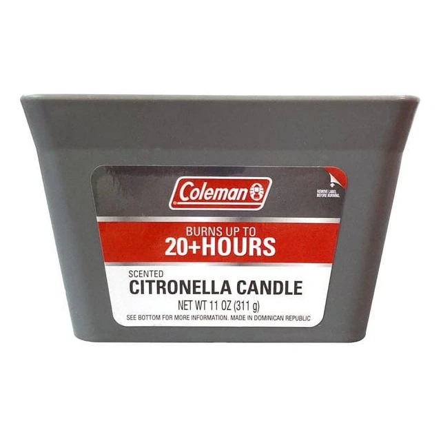 Alt view image 3 of 3 - Coleman 2 Wick Citronella Candle 11oz Square Pail