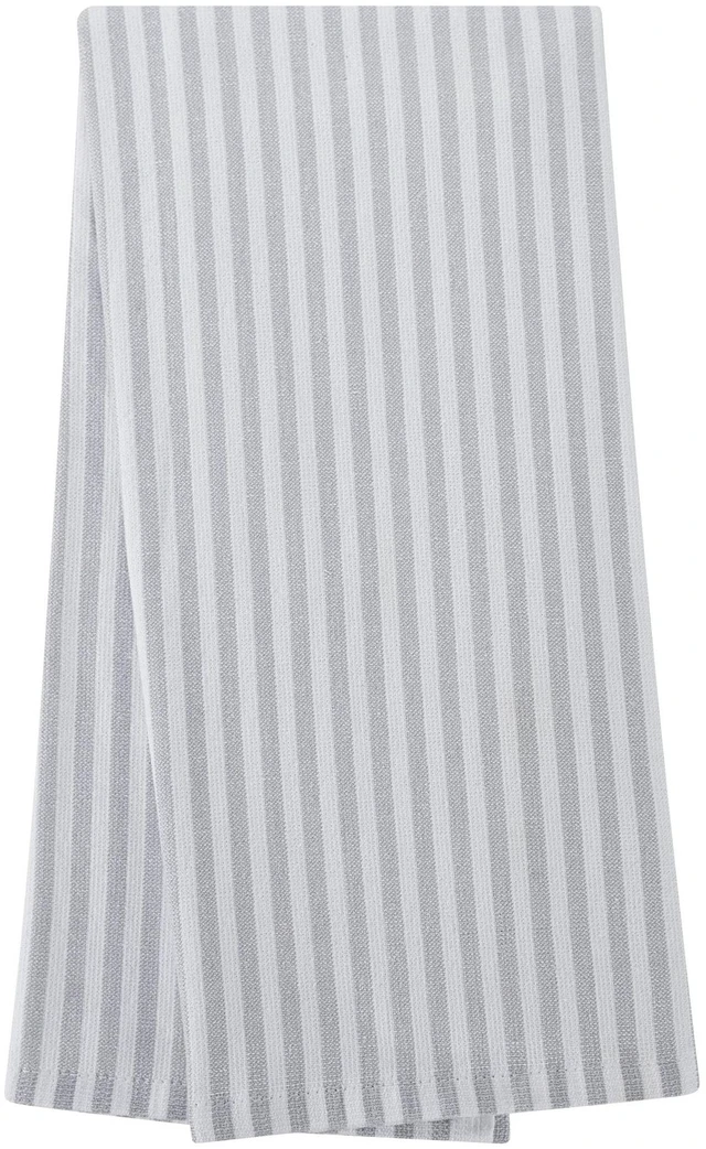Alt view image 4 of 5 - Better Homes & Gardens Oversized Kitchen Towels, Soft Silver Cotton, 3 Pack
