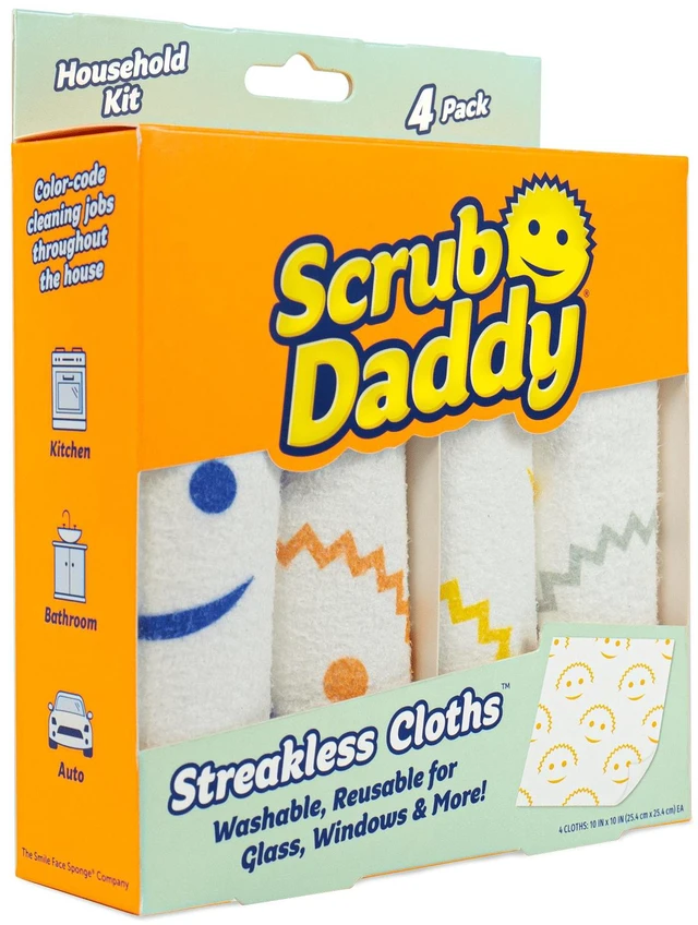 Alt view image 5 of 6 - Scrub Daddy Streakless All Purpose Dust Cloths, 4 Count