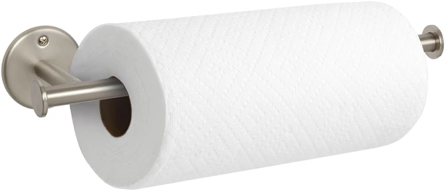 Alt view image 5 of 5 - Mainstays Wall Mounted Paper Towel Holder 14in, Nickel