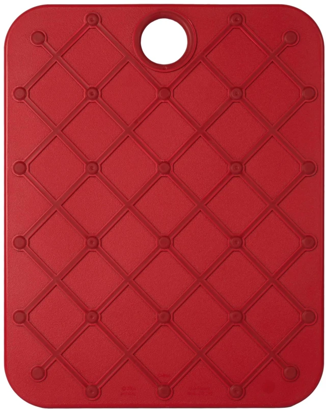 Main image of 14" x 11" Architec Gripper Non-Slip Poly Cutting Board, Red