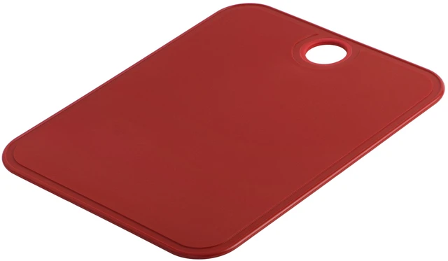 Alt view image 2 of 5 - 14" x 11" Architec Gripper Non-Slip Poly Cutting Board, Red