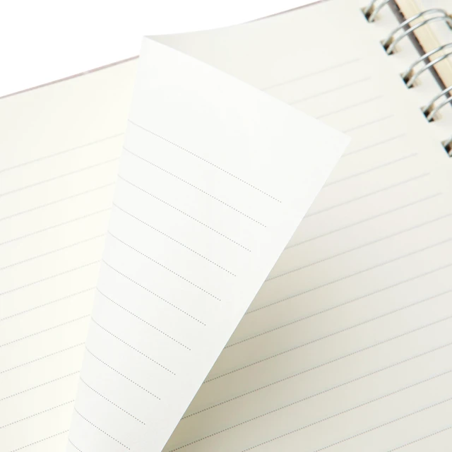 Alt view image 4 of 6 - Mintgreen Spiral Bound Notepad, 7.4" x 9.75", Checked Tan, 105 Sheets