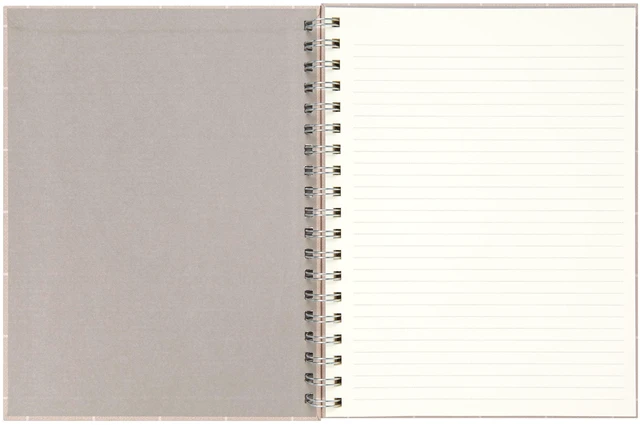 Alt view image 6 of 6 - Mintgreen Spiral Bound Notepad, 7.4" x 9.75", Checked Tan, 105 Sheets
