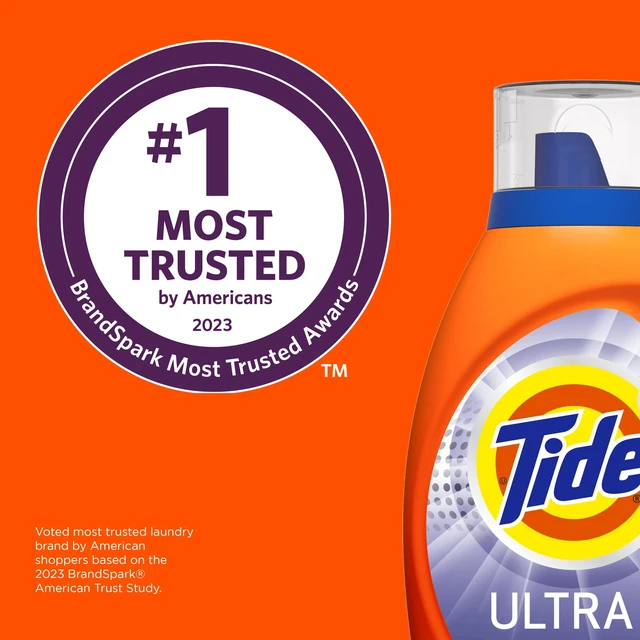 Alt view image 6 of 6 - Tide Ultra Stain Release Liquid Laundry Detergent, 84 fl oz, 43 Loads, Original Scent