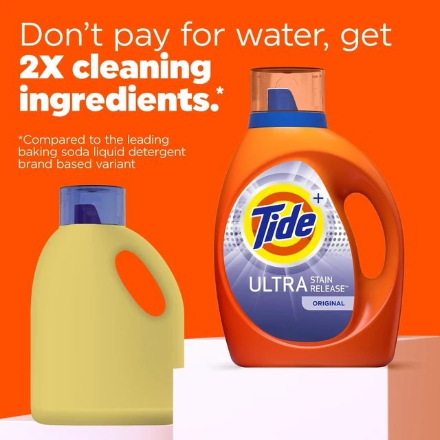 Alt view image 4 of 6 - Tide Ultra Stain Release Liquid Laundry Detergent, 84 fl oz, 43 Loads, Original Scent