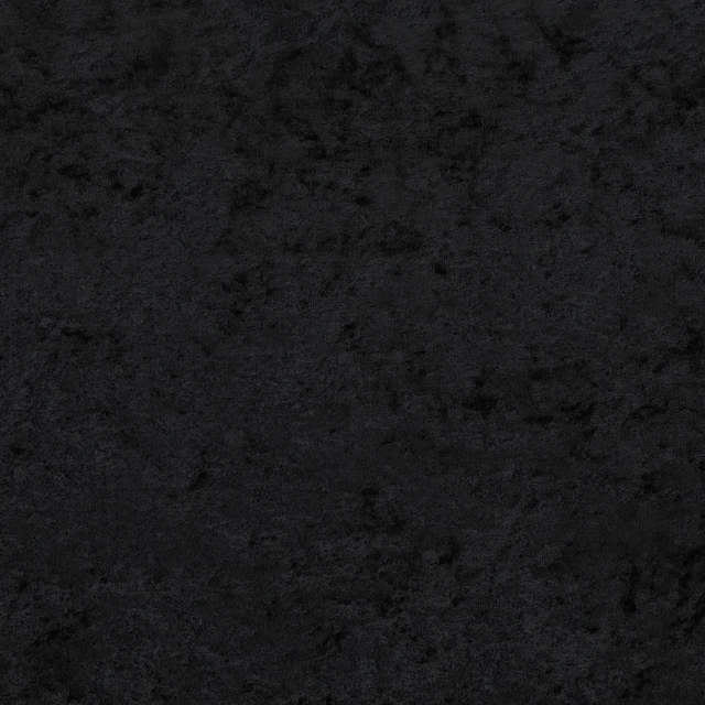 Main image of David Textiles 58"x1.5yd Polyester Crushed Panne Velvet Precut Fabric, Black