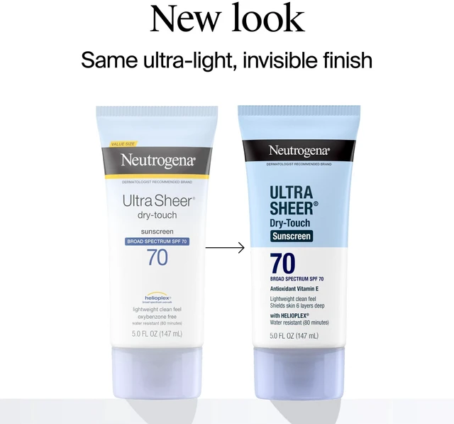 Alt view image 6 of 6 - Neutrogena Ultra Sheer Body Sunscreen Lotion SPF 70 Dry-Touch, 5 fl oz