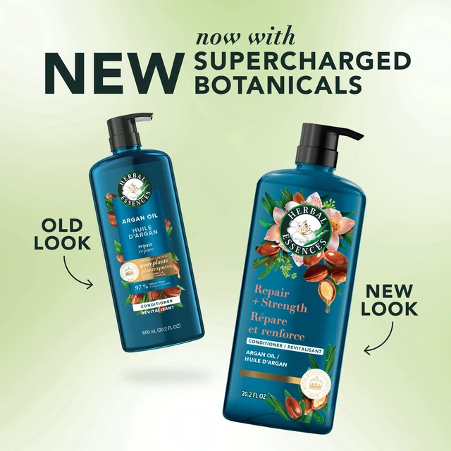 Alt view image 3 of 5 - Herbal Essences Repair + Strength Argan Oil Conditioner, 20.2 fl oz, Paraben-Free