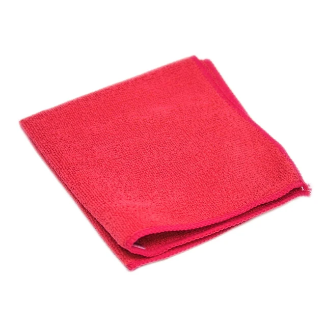 Alt view image 3 of 4 - Etienne Alair Super Soft Microfiber Cleaning Cloth, 12 x 12 Inches, Set of 12, Red