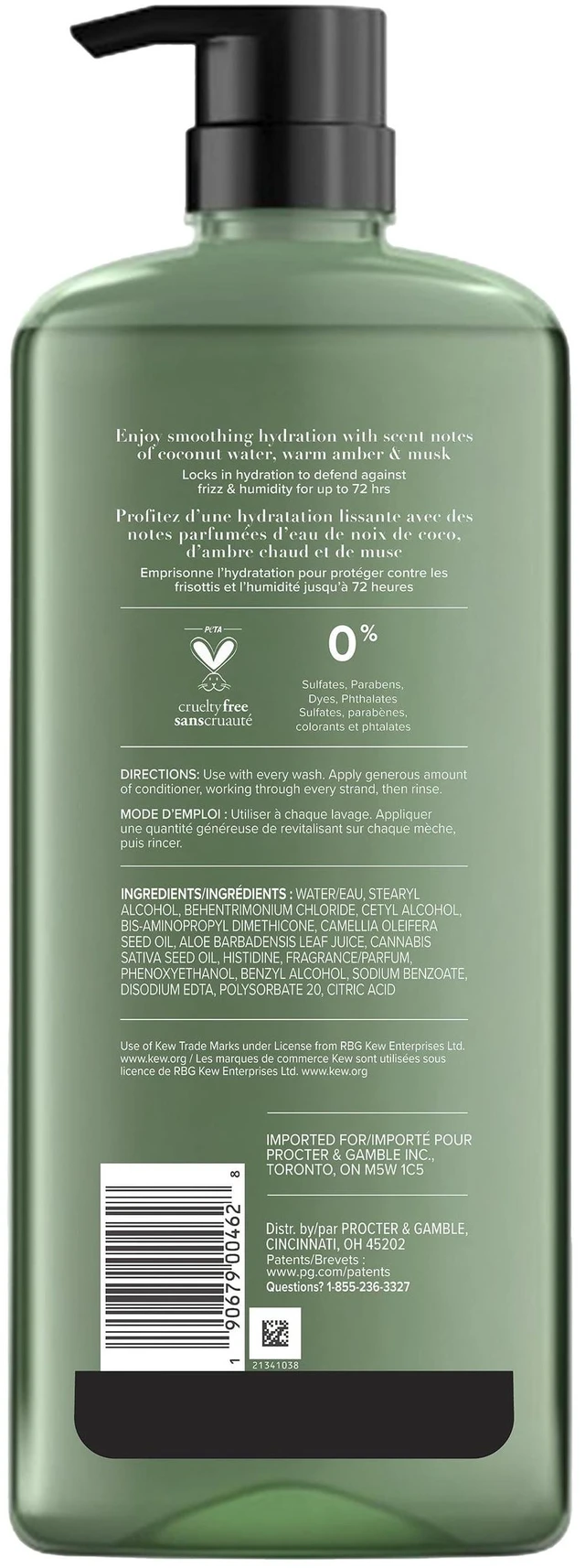 Alt view image 5 of 5 - Herbal Essences Smooth + Shine Hemp Sulfate Free Conditioner, 20.2 fl oz
