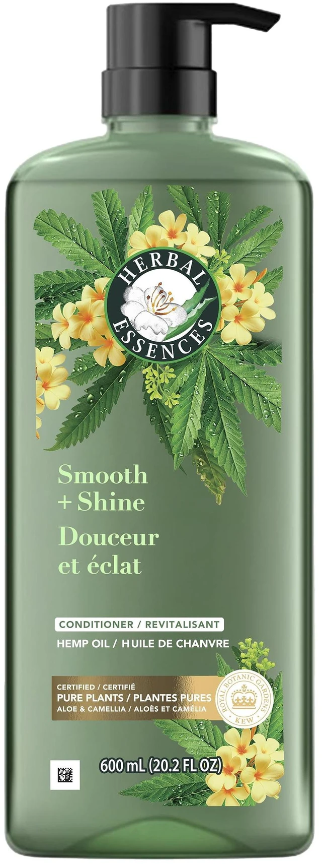 Alt view image 3 of 5 - Herbal Essences Smooth + Shine Hemp Sulfate Free Conditioner, 20.2 fl oz
