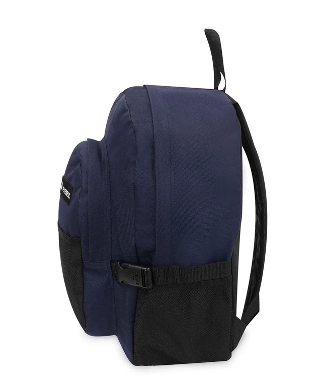 Alt view image 2 of 4 - Everest Backpack, Front Mesh Pocket, Navy Blue Black