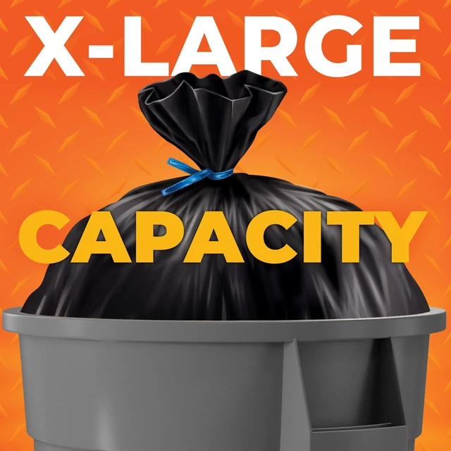 Alt view image 4 of 6 - Hefty Contractor Heavy Duty Large Trash Bags, 45 Gallon, 20 Count