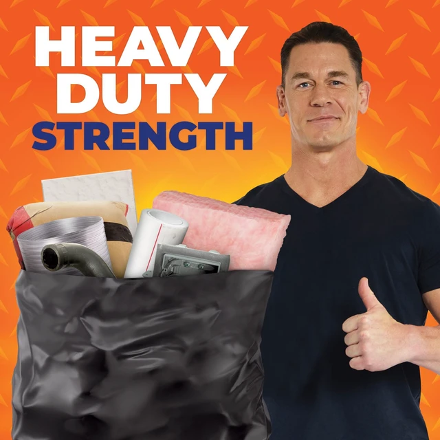 Alt view image 2 of 6 - Hefty Contractor Heavy Duty Large Trash Bags, 45 Gallon, 20 Count