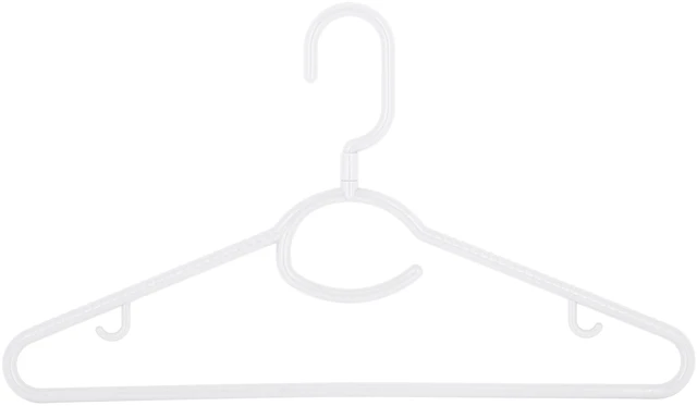 Main image of Laundry 360 5-Pack Swivel Neck Hangers in White