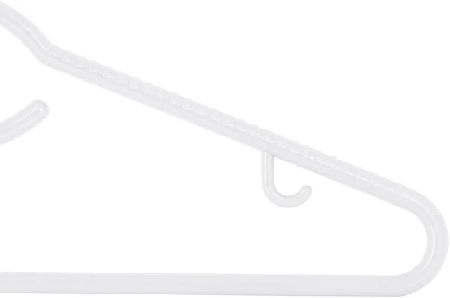 Alt view image 3 of 5 - Laundry 360 5-Pack Swivel Neck Hangers in White