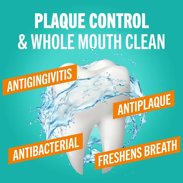 Alt view image 4 of 5 - TheraBreath Plaque Control Pre-Brush Oral Rinse, Refreshing Mint, 16 fl oz